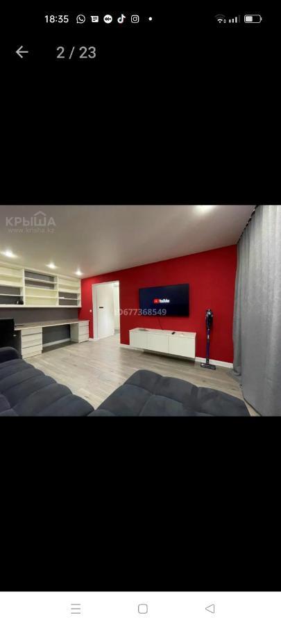 Двухкомнатная Квартира В Самом Центре Актобе Esterno foto